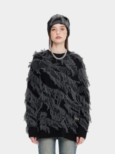 Women's Oversized Long sleeves Knitted Jumper