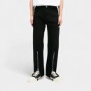 nirben Denim | High Street Dark Loose Straight Jeans Korean Fashion Brand Zipper Design Casual Pants