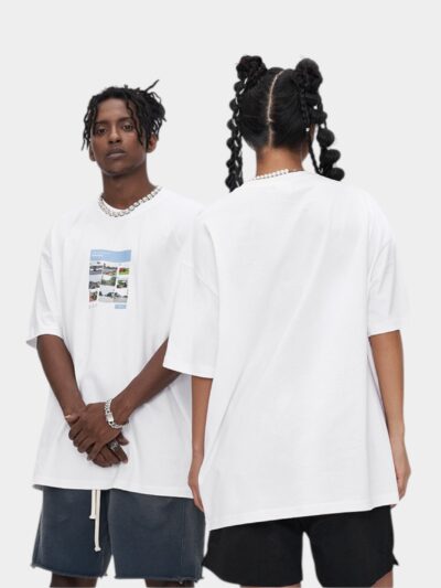 Unisex Text print Short sleeves T-Shirt