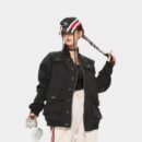 Women's Oversized Long sleeves Bomber Jacket