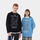 Unisex Anime/cartoon print Long sleeves Knitted Jumper