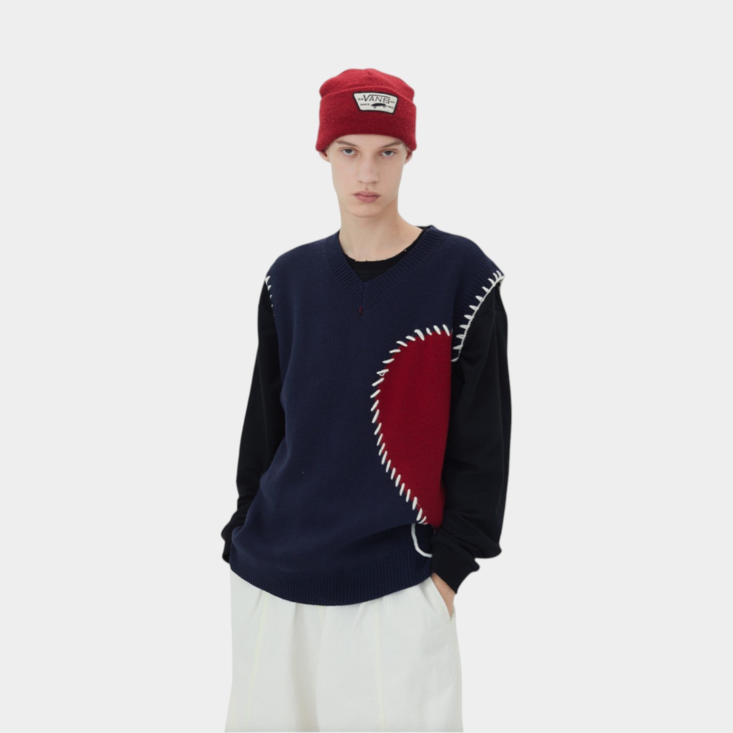 Unisex Regular Fit Sleeveless Vest - Image 3