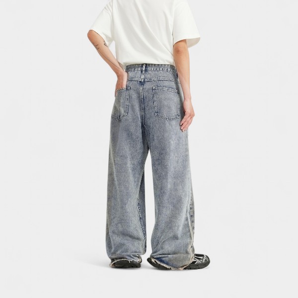 Men's Relaxed Fit/Loose Fit Jeans - Image 4