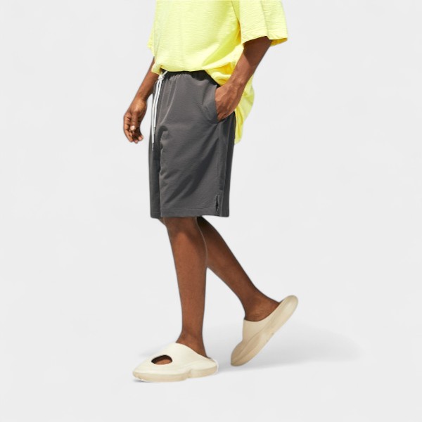 Unisex Relaxed Fit/Loose Fit Nylon Shorts - Image 4