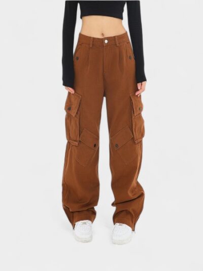 Women's Relaxed Fit/Loose Fit Cargo Pants