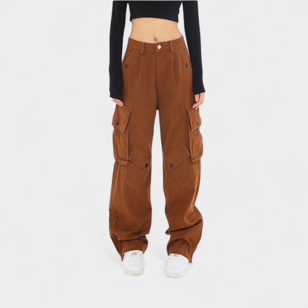 Women's Relaxed Fit/Loose Fit Cargo Pants