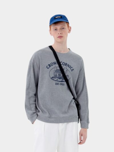 Men's Text print Long sleeves Sweatshirt