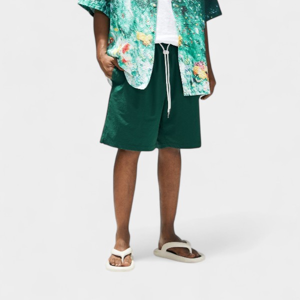 Unisex Relaxed Fit/Loose Fit Nylon Shorts - Image 3