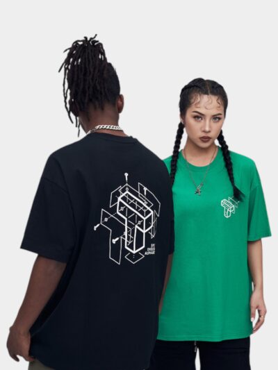 Unisex Text print Short sleeves T-Shirt