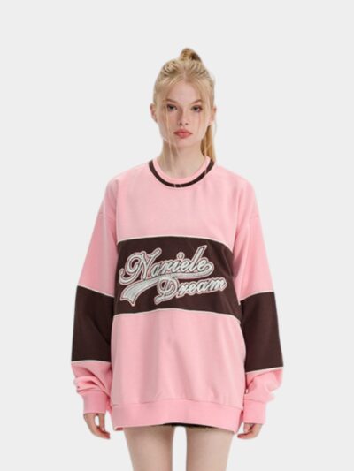 Women's Text print Long sleeves Sweatshirt