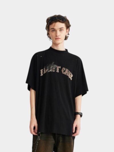 Men's Text print Short sleeves T-Shirt