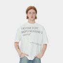 Men's Text print Short sleeves T-Shirt