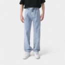 nirben denim | New Korean jeans men's thin casual elastic waist pants light color retro fashion