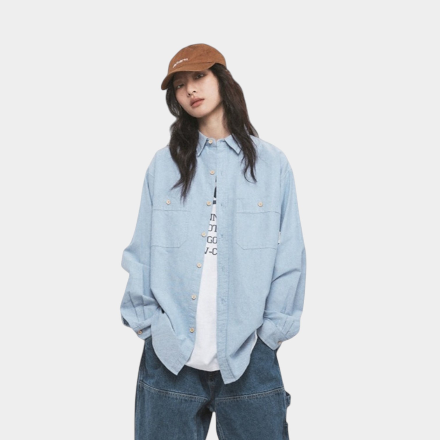 Women's Oversized Long sleeves Casual Shirt - Image 4