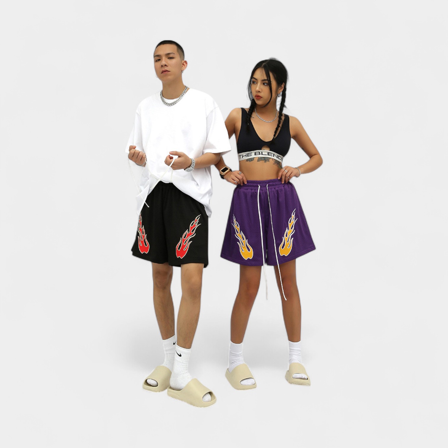 Unisex Artistic print Cargo Shorts - Image 2