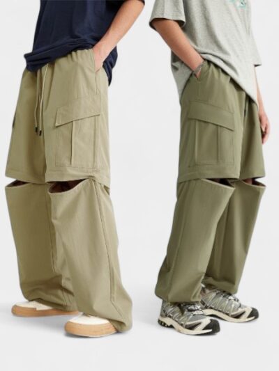 Unisex Checked pattern Cargo Pants