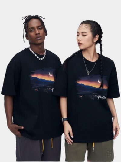 Unisex Artistic print Short sleeves T-Shirt
