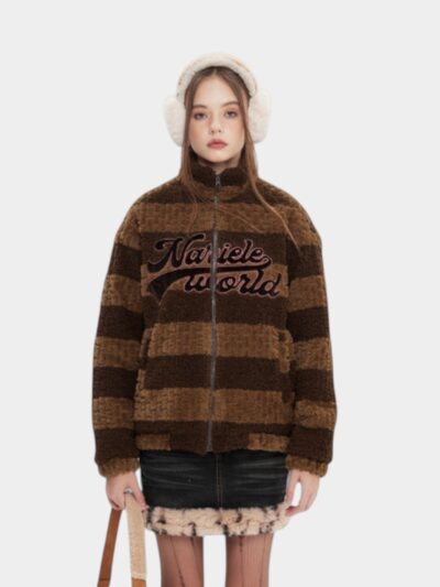 Women's Text print Long sleeves Puffer Jacket