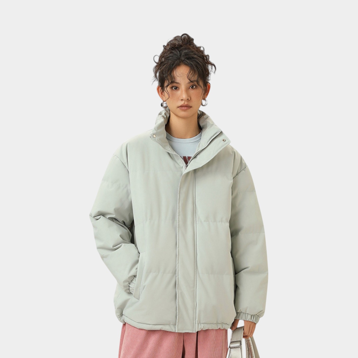 Jack Chuanyang Cotton Coat Fashionable Cold-Wintering Thick Bread Suit for Men and Women Casual Loose Fashionable All-Match Thickened Collar Jacket