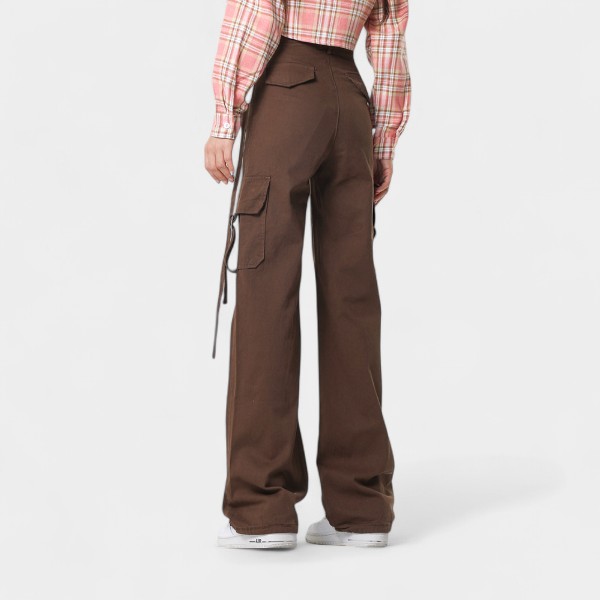 Women's Relaxed Fit/Loose Fit Cargo Pants - Image 7