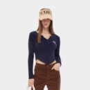 Women's Text print Long sleeves Knitted Jumper