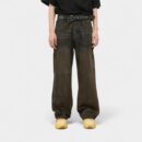 Nirben Denim | Waste Earth Style Old Washed Jeans Men's Loose Straight Tube High Street Tide Brand Design Sense Tide Brand