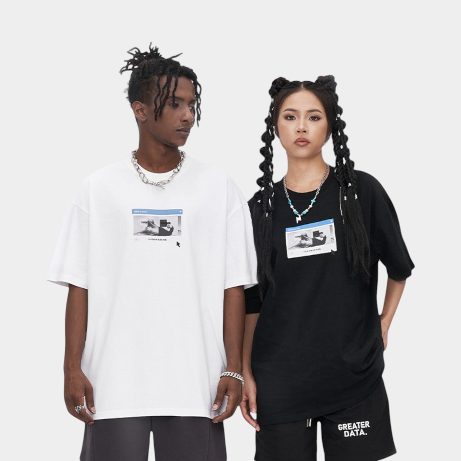 Unisex Artistic print Short sleeves T-Shirt