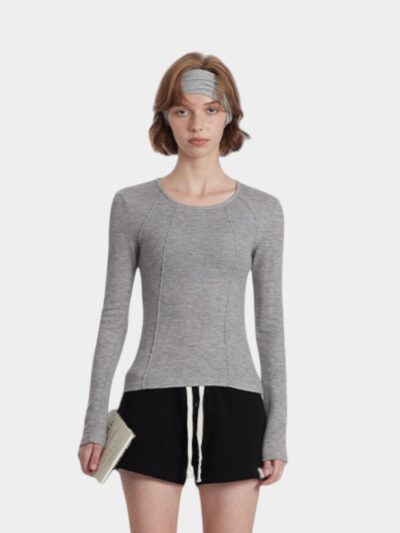 Women's Text print Long sleeves T-Shirt