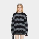 Women's Striped pattern Long sleeves Knitted Jumper