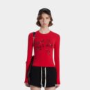 Women's Text print Long sleeves T-Shirt