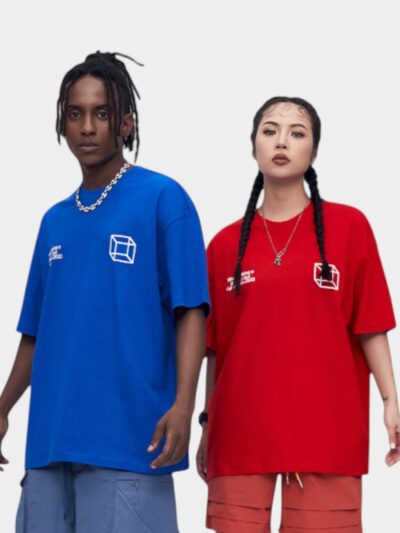 Unisex Text print Short sleeves T-Shirt