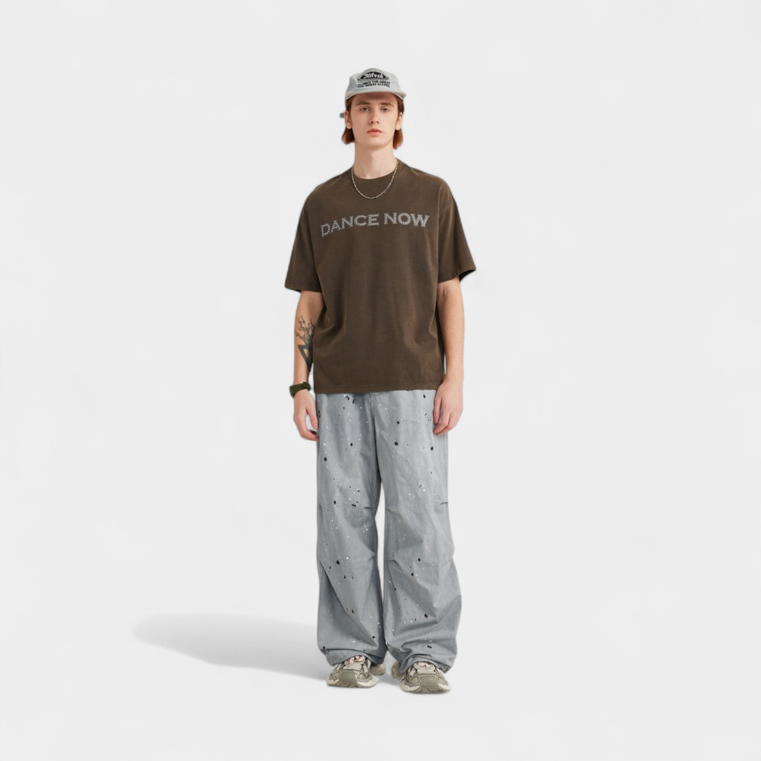 Men's Relaxed Fit/Loose Fit Parachute Pants - Image 3
