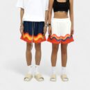 Unisex Text print Cargo Shorts