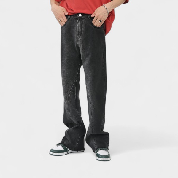 Men's Colour gradient pattern Jeans - Image 4