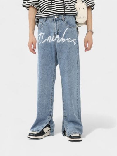 Men's Text print Jeans