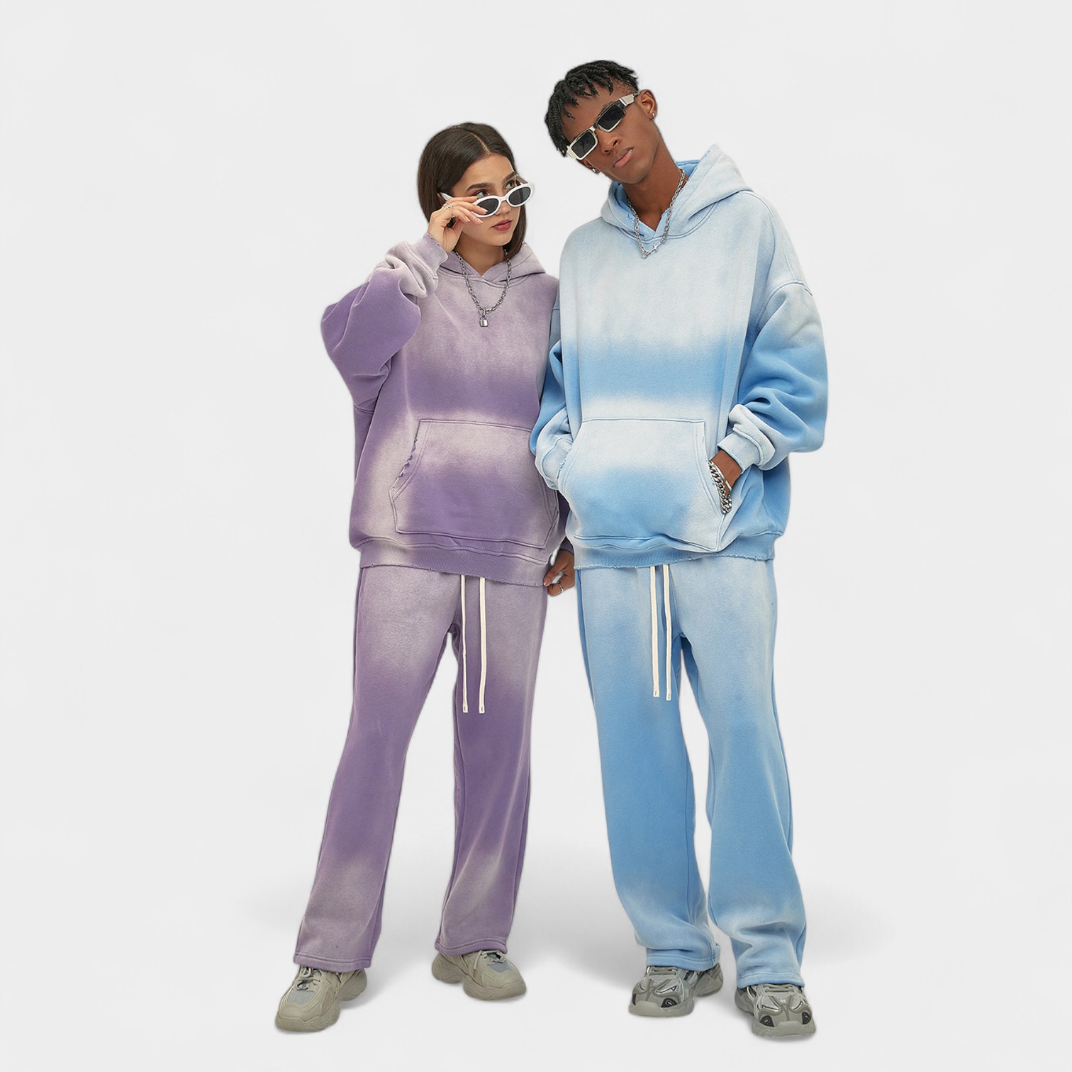 Unisex Oversized Long sleeves Hoodie - Image 3