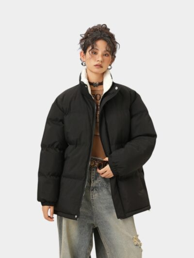 Women's Regular Fit Long sleeves Puffer Jacket