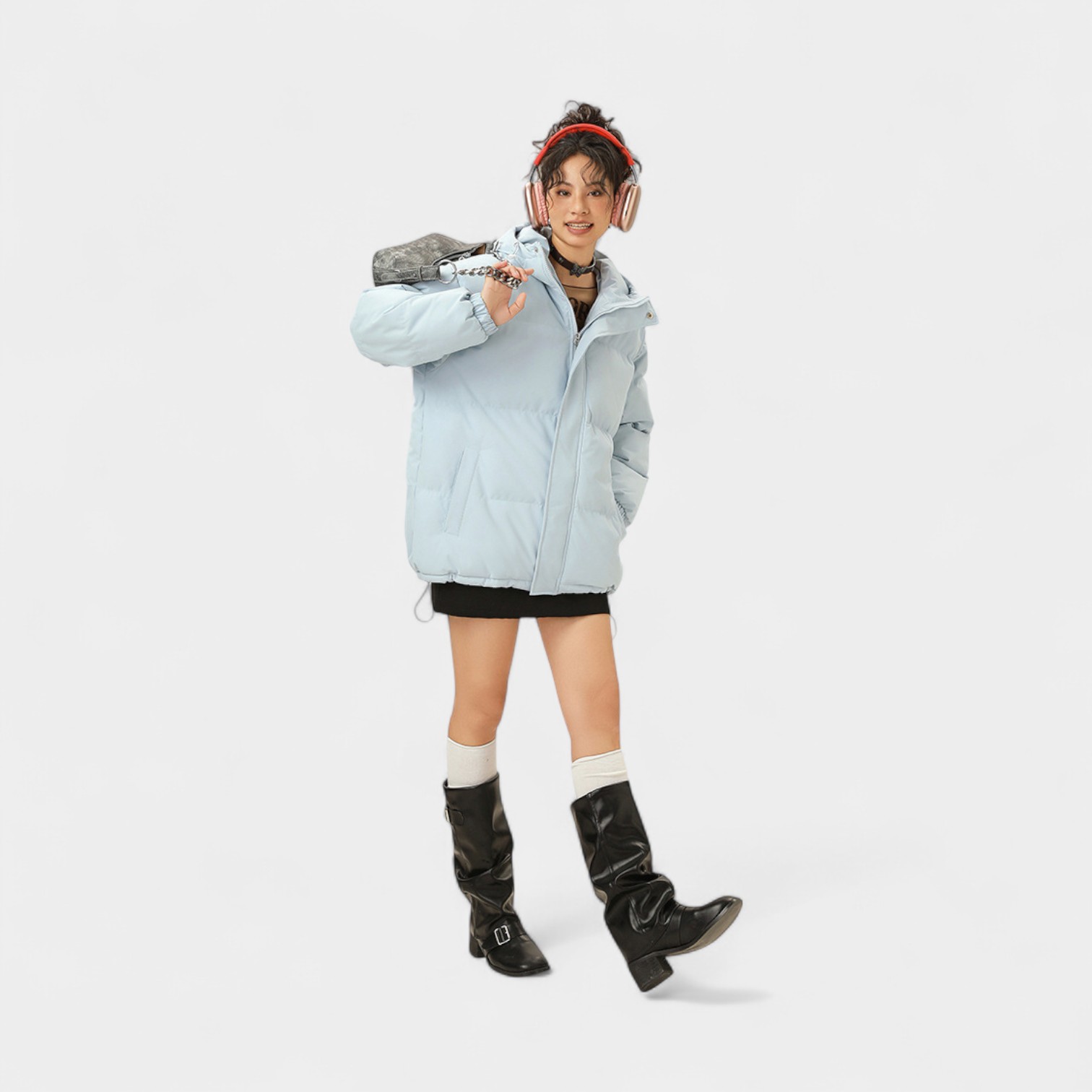 Women's Regular Fit Long sleeves Puffer Jacket - Image 5