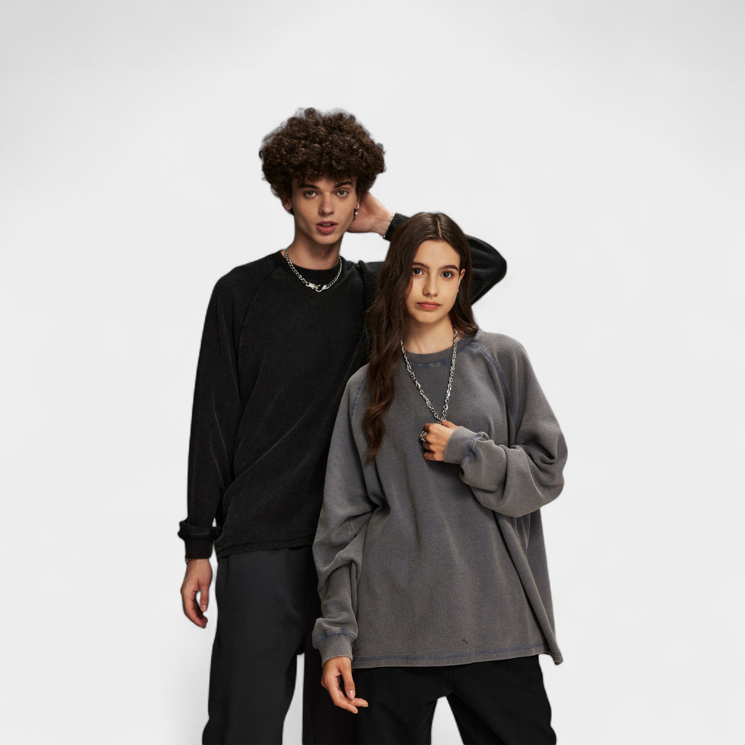 Unisex Oversized Long sleeves Sweatshirt