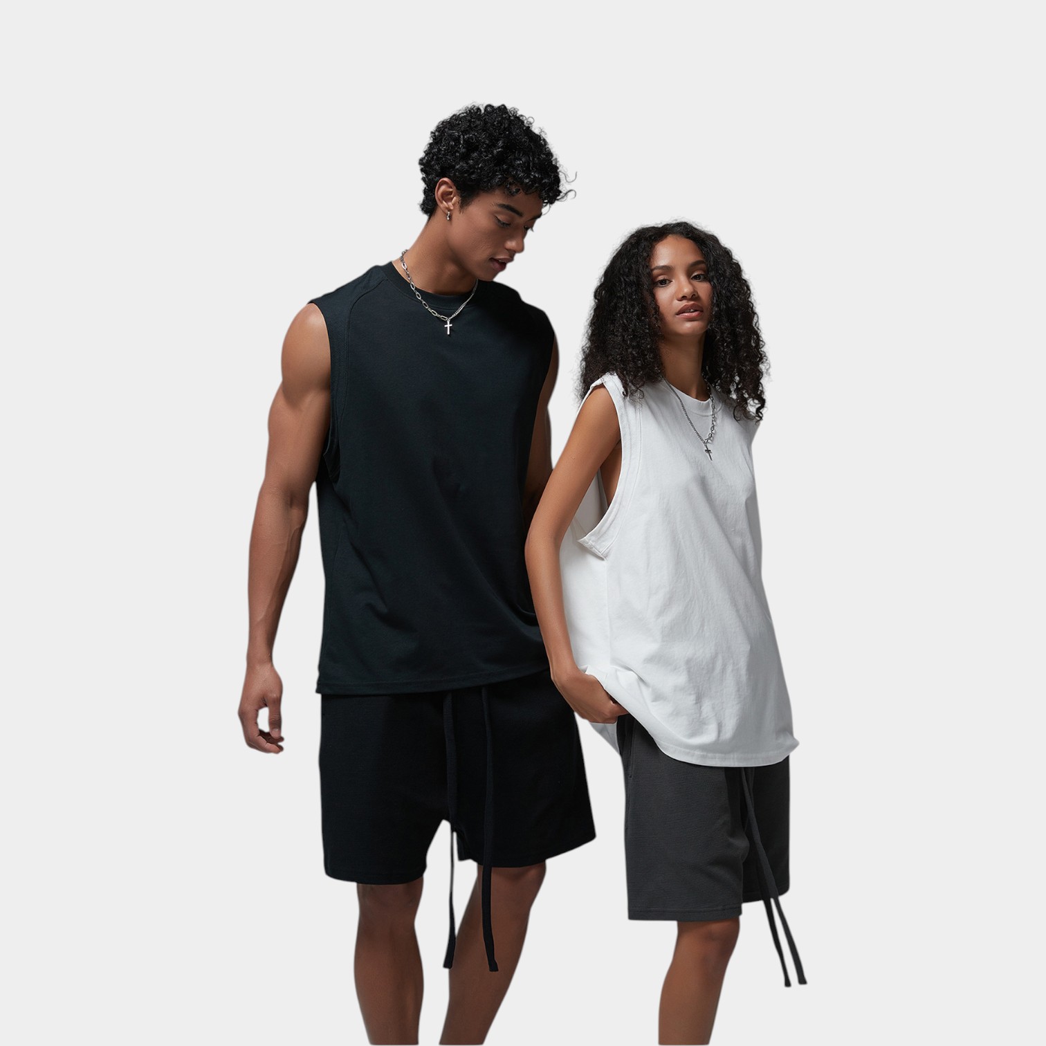 Unisex Relaxed Fit/Loose Fit Sleeveless Tank Top - Image 6