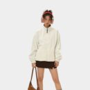 Women's Checked pattern Long sleeves Windbreaker