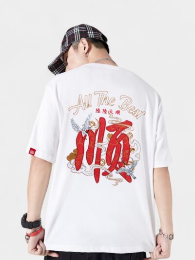 Men's Artistic print Short sleeves T-Shirt