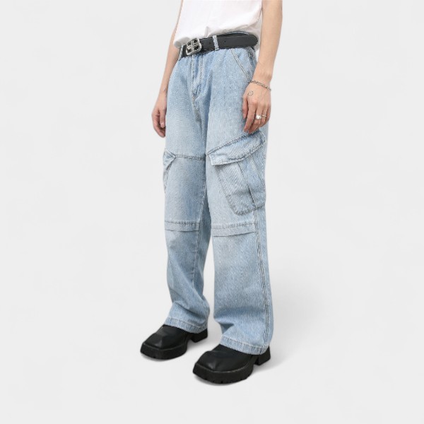 Men's Relaxed Fit/Loose Fit Jeans - Image 4