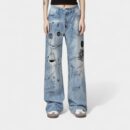 Women's Artistic print Jeans