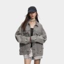 Women's Oversized Long sleeves Denim Jacket