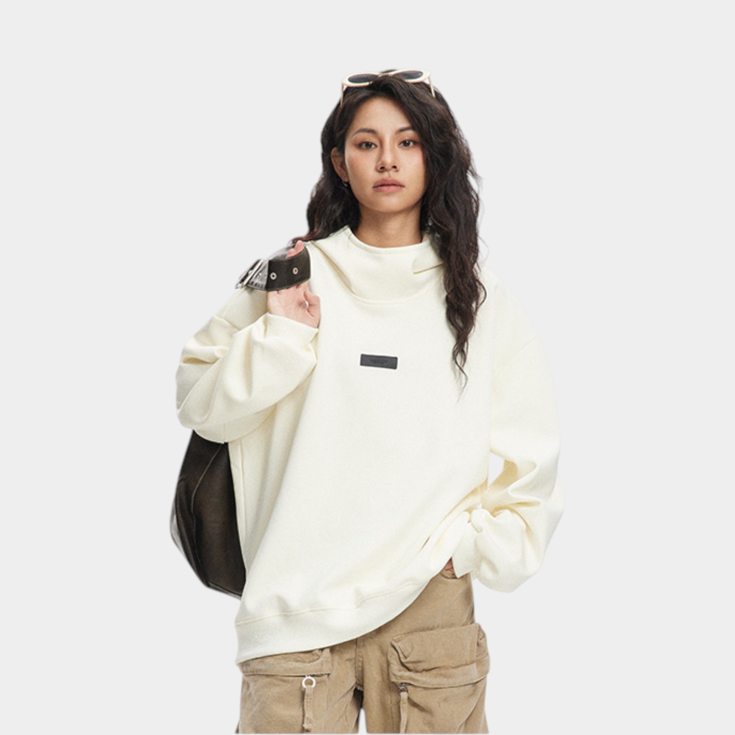 Simple American Style High Street Design Sense Loose Hooded Sweater for Men and Women Daily Casual oversize Couple Hoodie