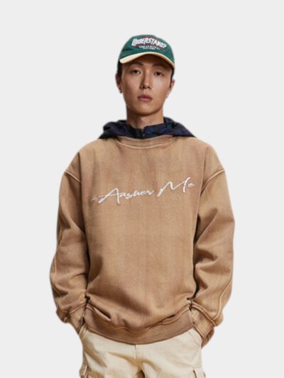 Men's Text print Long sleeves Sweatshirt