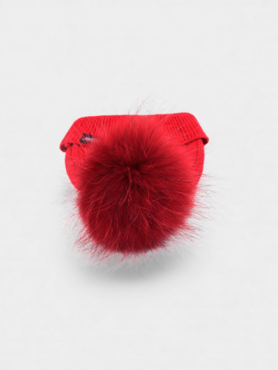 Knitted hat spot wholesale pure wool autumn and winter fashion wool hat warm ladies big head circumference cap