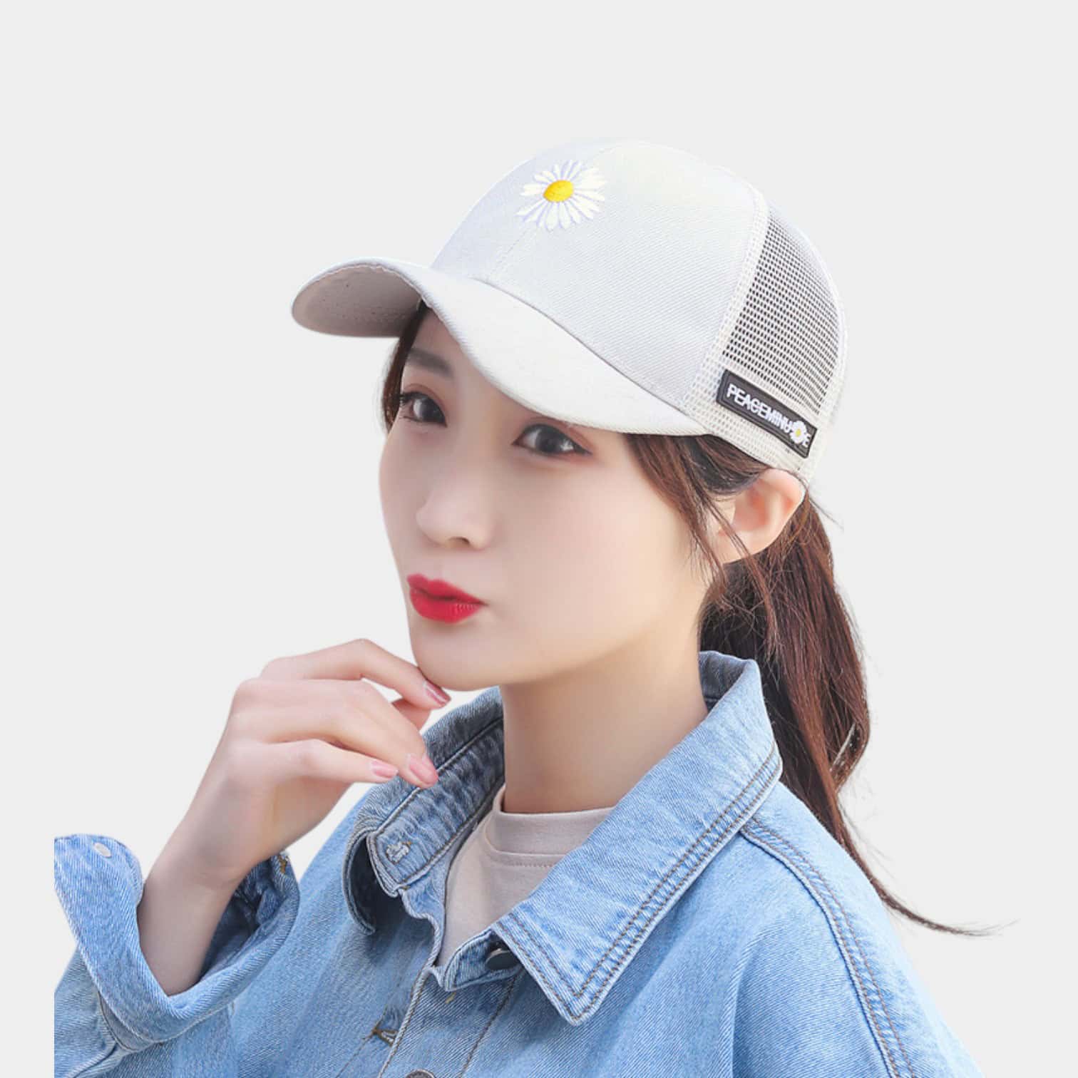 Men and women couple net cap summer breathable sun hat fashion sunscreen baseball cap summer hat wholesale