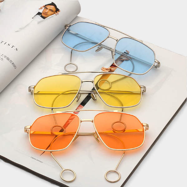 Ole 1819 sunglasses personalized metal earrings sunglasses wholesale new women's sunglasses